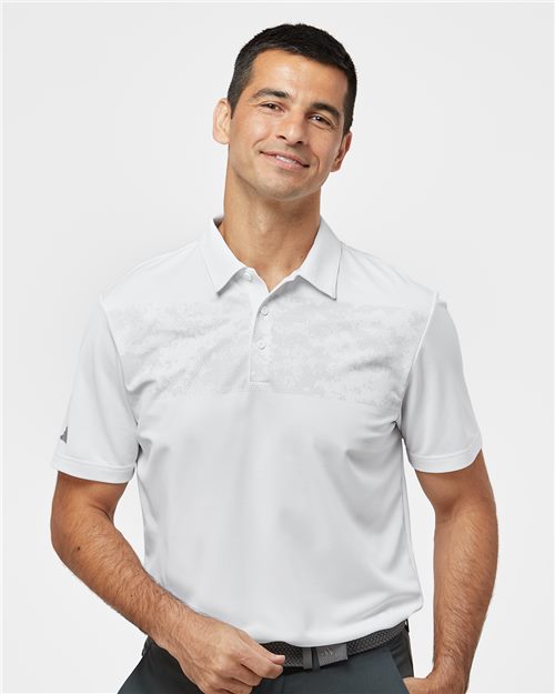 Adidas. Men's Camo Chest Print Polo. A585