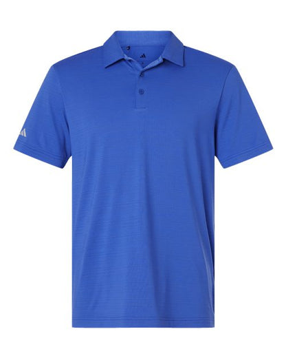Adidas Men's Textured Stripe Polo - A704 - EMBROIDERED