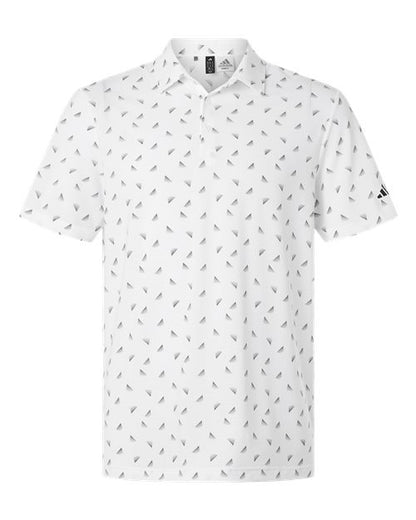 Adidas Men's Ultimate365 Mesh Print Polo - A2012 - EMBROIDERED