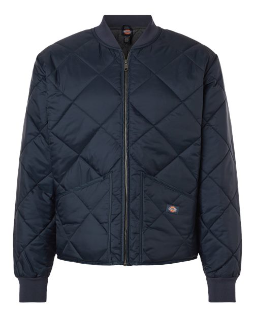 Dickies Men's Diamond Quilted Jacket - 6124 - EMBROIDERED