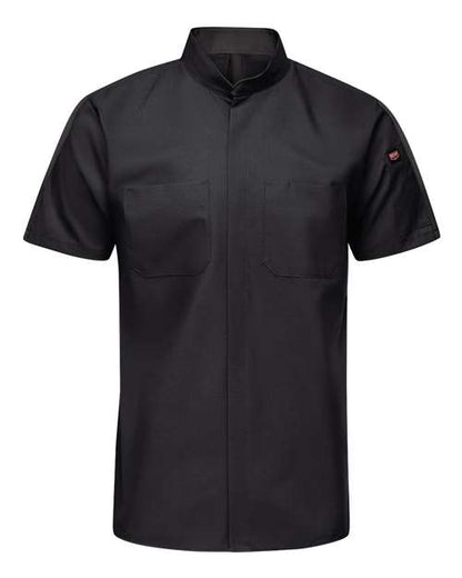 Red Kap Men's Tall Mimix™ Pro+ Short Sleeve Work Shirt With OilBlok - SX46T - EMBROIDERED