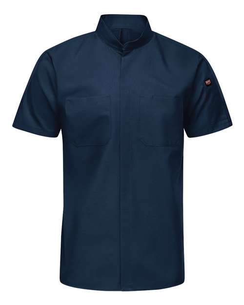 Red Kap Men's Tall Mimix™ Pro+ Short Sleeve Work Shirt With OilBlok - SX46T - EMBROIDERED