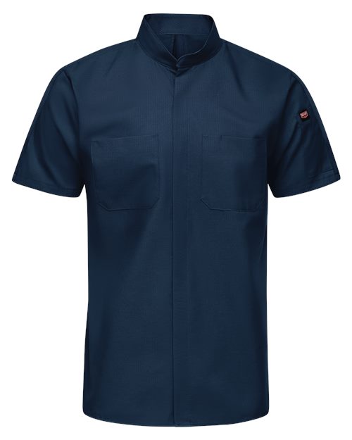 Red Kap Men's Mimix™ Pro+ Short Sleeve Work Shirt With OilBlok - SX46 - EMBROIDERED
