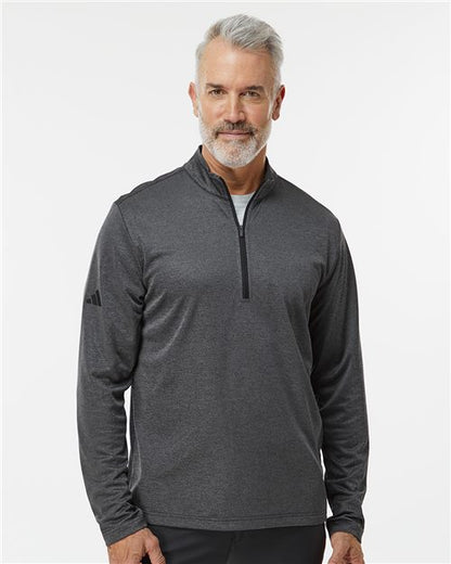 Adidas. Men's Space Dyed Quarter-Zip Pullover. A593