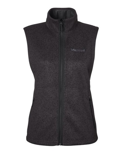 Marmot Women's Drop Line Fleece Vest - M16251 - EMBROIDERED