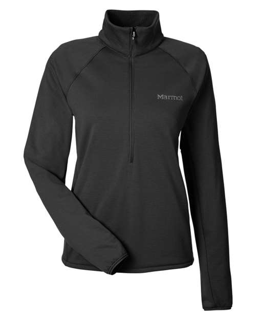 Marmot Women's Leconte Half-Zip Pullover - M15391 - EMBROIDERED