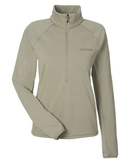 Marmot Women's Leconte Half-Zip Pullover - M15391 - EMBROIDERED