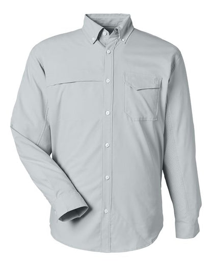HUK Men's Tide Point Pocket Fishing Shirt - H150172 - EMBROIDERED