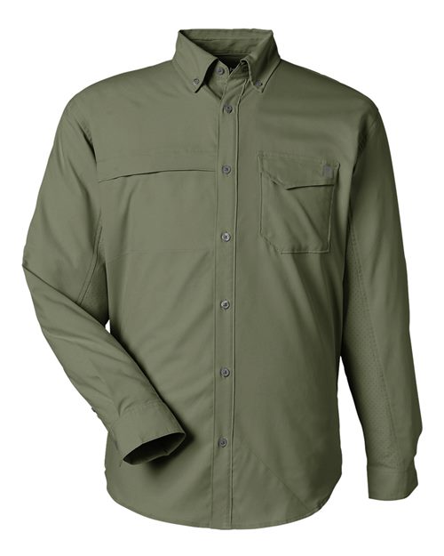 HUK Men's Tide Point Pocket Fishing Shirt - H150172 - EMBROIDERED