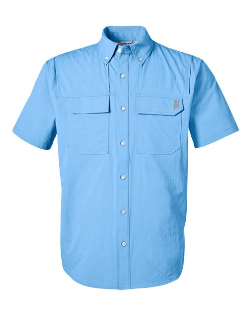 HUK Men's Creekbed Short Sleeve Shirt - H150183 - EMBROIDERED