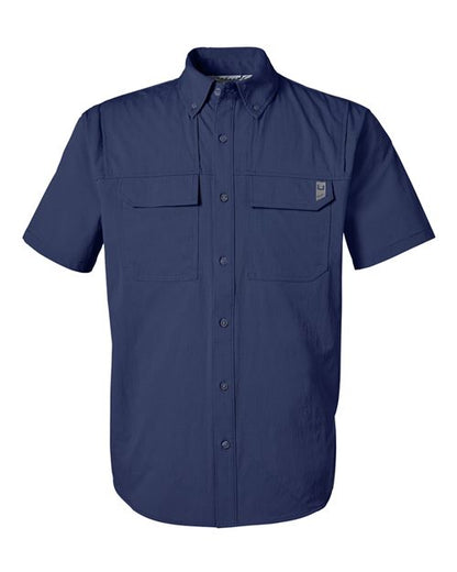 HUK Men's Creekbed Short Sleeve Shirt - H150183 - EMBROIDERED