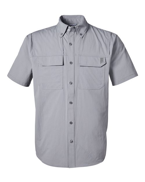 HUK Men's Creekbed Short Sleeve Shirt - H150183 - EMBROIDERED