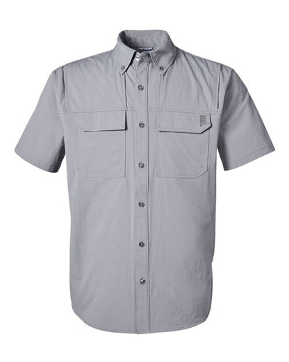 HUK Men's Creekbed Short Sleeve Shirt - H150183 - EMBROIDERED