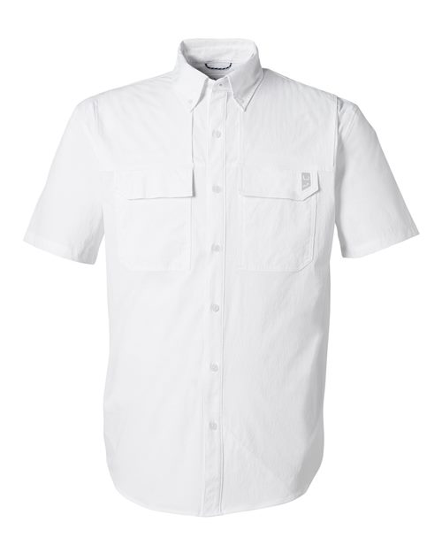 HUK Men's Creekbed Short Sleeve Shirt - H150183 - EMBROIDERED