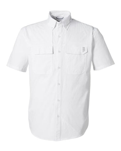 HUK Men's Creekbed Short Sleeve Shirt - H150183 - EMBROIDERED