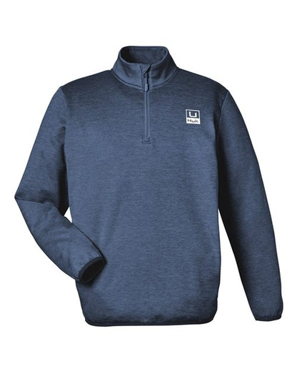 HUK Men's Coldfront+ Quarter-Zip Pullover - H130098 - EMBROIDERED