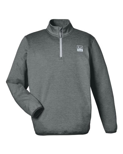 HUK Men's Coldfront+ Quarter-Zip Pullover - H130098 - EMBROIDERED