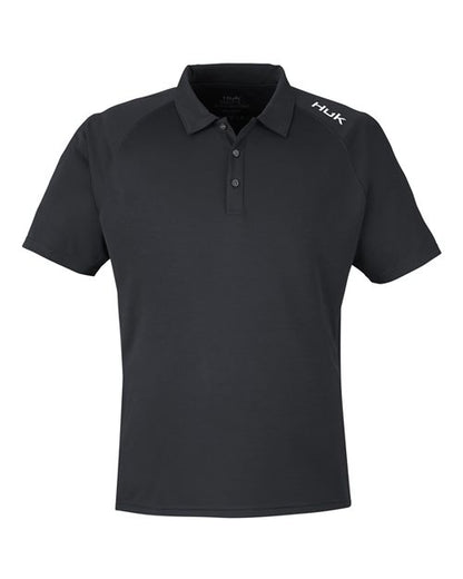 HUK Men's LoPro Solid Performance Polo - H12L005 - EMBROIDERED