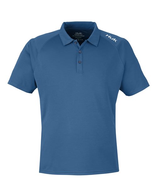 HUK Men's LoPro Solid Performance Polo - H12L005 - EMBROIDERED