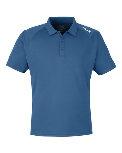 HUK Men's LoPro Solid Performance Polo - H12L005 - EMBROIDERED