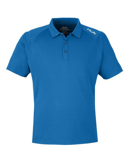 HUK Men's LoPro Solid Performance Polo - H12L005 - EMBROIDERED