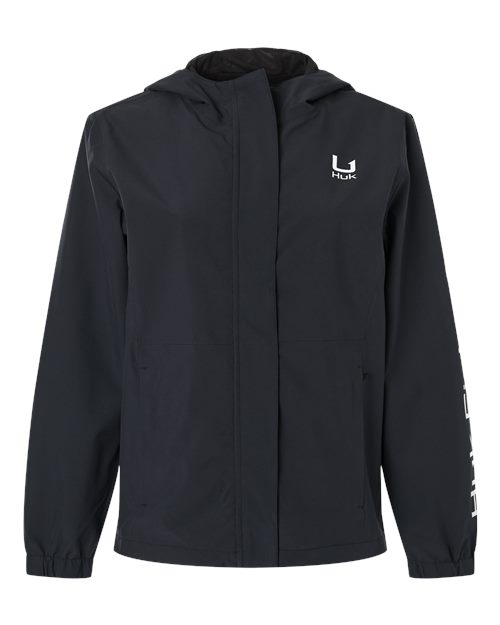 HUK Women's Storm Rain Jacket - H640027 - EMBROIDERED