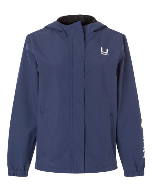 HUK Women's Storm Rain Jacket - H640027 - EMBROIDERED