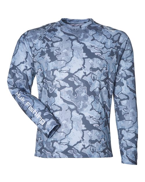 HUK Unisex LoPro Camo Long Sleeve T-Shirt - H12L003 - EMBROIDERED