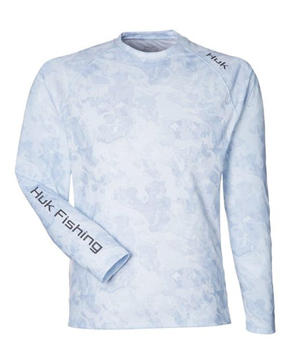 HUK Unisex LoPro Camo Long Sleeve T-Shirt - H12L003 - EMBROIDERED