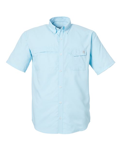 HUK Men's Tide Point Short Sleeve Shirt - H150171 - EMBROIDERED