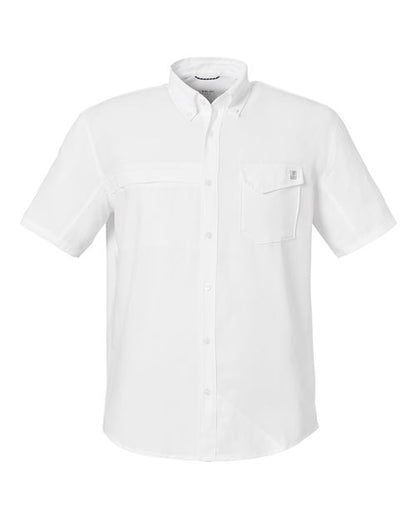 HUK Men's Tide Point Short Sleeve Shirt - H150171 - EMBROIDERED