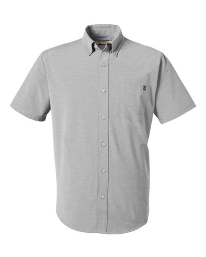 HUK Men's Kona Short Sleeve Solid Shirt - H150154 - EMBROIDERED