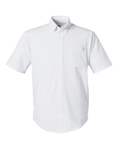HUK Men's Kona Short Sleeve Solid Shirt - H150154 - EMBROIDERED
