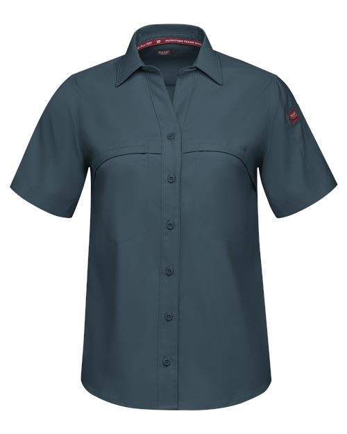 Red Kap Women's Cooling Work Shirt - TSW1 - EMBROIDERED