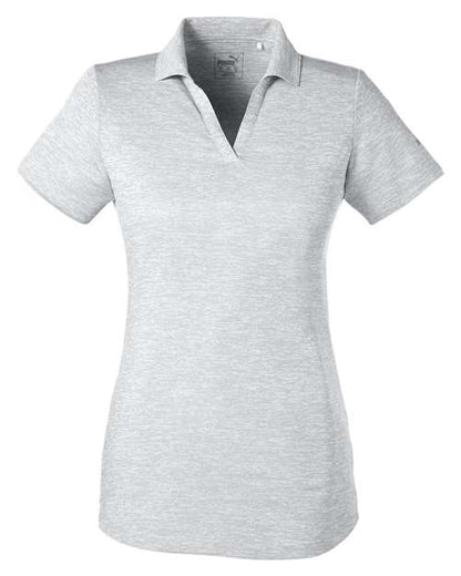 Puma Golf Women's Icon Heather Polo - 596802 - EMBROIDERED