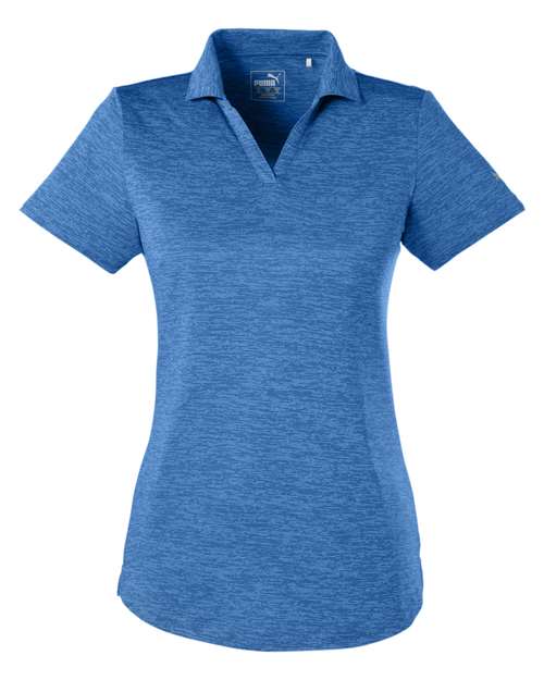 Puma Golf Women's Icon Heather Polo - 596802 - EMBROIDERED