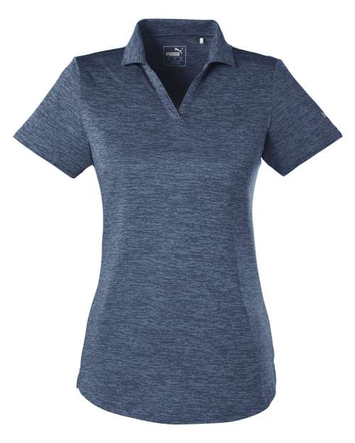 Puma Golf Women's Icon Heather Polo - 596802 - EMBROIDERED