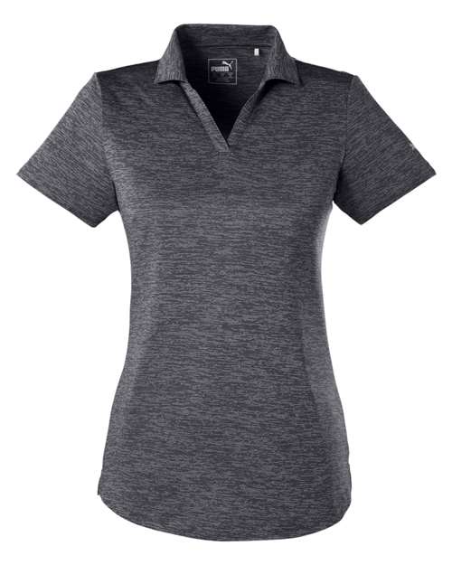 Puma Golf Women's Icon Heather Polo - 596802 - EMBROIDERED