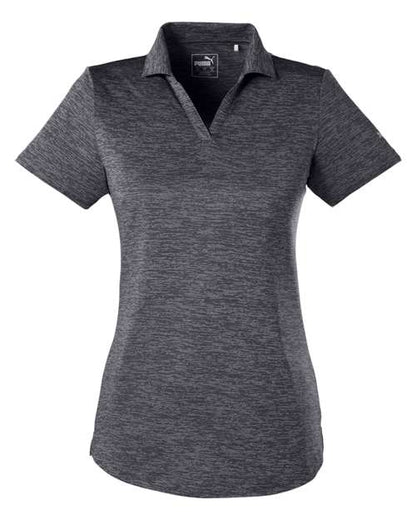 Puma Golf Women's Icon Heather Polo - 596802 - EMBROIDERED