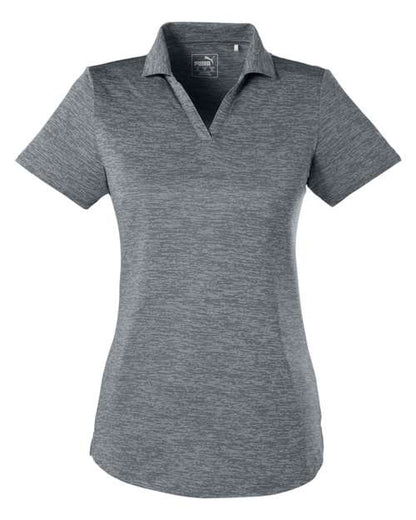 Puma Golf Women's Icon Heather Polo - 596802 - EMBROIDERED