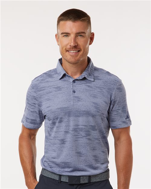 Adidas. Men's Ultimate365 Textured Stripe Polo. A2005