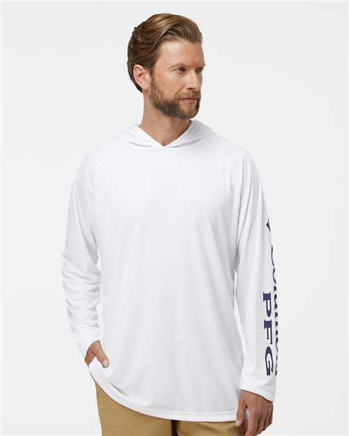 Columbia. Unisex PFG Terminal Tackle™ Hooded Long Sleeve T-Shirt. 212482