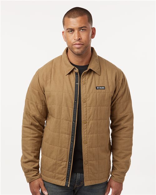 Columbia Men's Landroamer™ Quilted Shirt Jacket - 205472 - EMBROIDERED