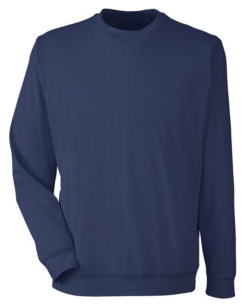 Puma Golf Men's Cloudspun Crewneck Sweatshirt - 535500 - EMBROIDERED