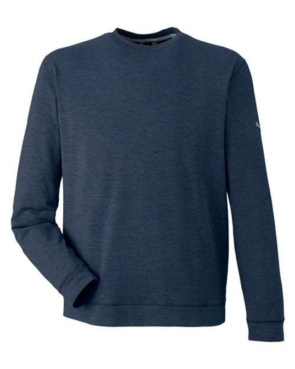 Puma Golf Men's Cloudspun Crewneck Sweatshirt - 531279 - EMBROIDERED