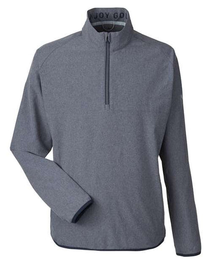 Puma Golf Men's Coastal Woven Quarter-Zip Pullover - 538931 - EMBROIDERED