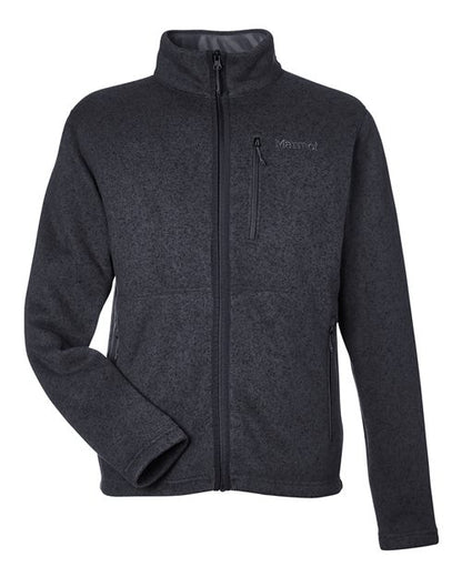 Marmot Men's Drop Line Fleece Jacket - M16223 - EMBROIDERED