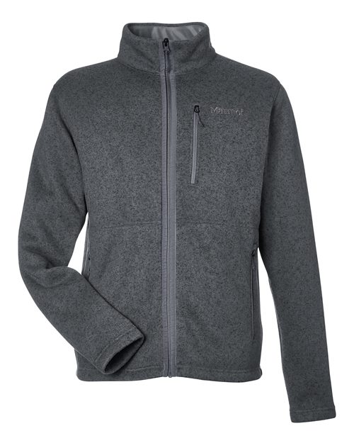 Marmot Men's Drop Line Fleece Jacket - M16223 - EMBROIDERED