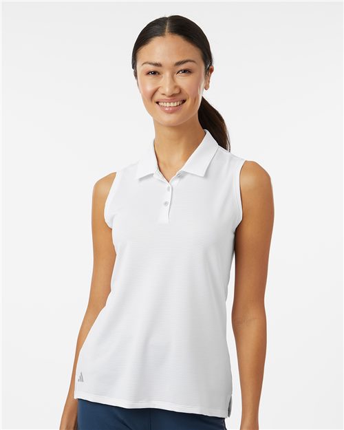 Adidas Women's Ottoman Sleeveless Polo - A1005 - EMBROIDERED