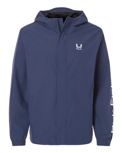 HUK Men's Storm Rain Jacket - H400159 - EMBROIDERED